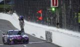 Cue the confetti! Check out Bowman's Martinsville celebration