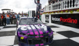 Bowman's win celebration at Pocono in photos