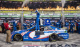Championship 4 bound: Look as Larson celebrates epic Texas win