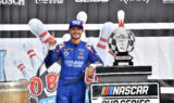 Check out Larson's momentous Watkins Glen celebration!