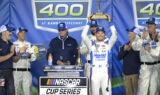 Larson wins Kansas in photo finish