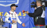 Larson wins Kansas in photo finish