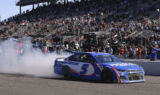 Back-to-back winner: Check out Larson's Sonoma celebration