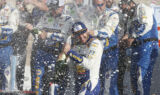 No. 9 team celebrates Watkins Glen win in style