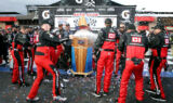 Bowman, No. 88 team celebrates commanding Fontana win