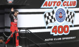 Bowman, No. 88 team celebrates commanding Fontana win