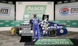 Go inside Elliott's celebration after commanding Charlotte win