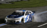 Check it out! Larson celebrates history-making win at Charlotte