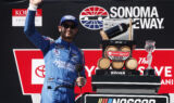 Back-to-back winner: Check out Larson's Sonoma celebration