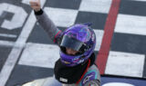 Cue the confetti! Check out Bowman's Martinsville celebration