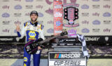 Concrete king: Elliott celebrates Music City win