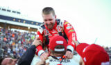 Scenes from Byron's victory at Martinsville
