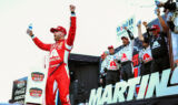 Scenes from Byron's victory at Martinsville