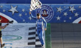 Photos: Inside Larson's victory celebration at Fontana