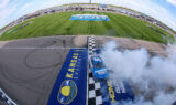 Highlights of Kyle Larson and the No. 5 team's dominant NASCAR Cup Series win at Kansas | Images
