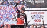 Bowman, No. 88 team celebrates commanding Fontana win