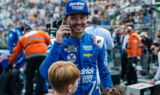 See Larson, family, No. 5 team celebrate around the clock