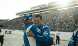 See Larson, family, No. 5 team celebrate around the clock
