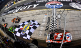 Look! Larson celebrates big win at Bristol